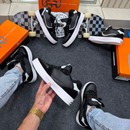 Tênis Masculino Hocks Skateboarding Preto e Branco