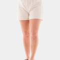 Short Feminino em Linho Bege