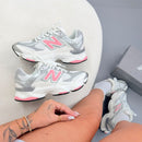 Tênis New Balance 9060 Rosa e Cinza