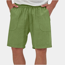 Short Masculino Texturizado Estilo Linho com Bolso