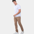 Calça Masculina Sarja Basica Cáqui