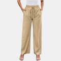 Calça Feminina Cargo de Cintura Alta e Perna Larga