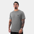Camisa Masculina Cinza Lisa Casual