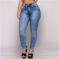Calça Feminina Jeans Alto Azul Clara