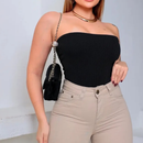 Calça Feminina Sarja Com Elastano Power Lycra