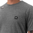 Camisa Masculina Cinza Lisa Casual