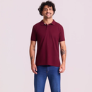 Camisa Masculina Texturizada Polo Manga Curta