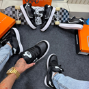 Tênis Masculino Hocks Skateboarding Preto e Branco