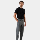 Calça Masculina Slim de Alfaiataria Cinza