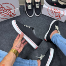 Tênis Redley Vulcanizado Preto e Branco