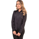 Camisa Social Feminina Manga Longa Preta
