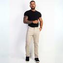 Calça Masculina Sarja Social Esporte Fino Com Elastano