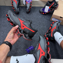 Tênis Masculino Mizuno Wave Prophecy 15 Preto Vermelho
