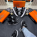 Tênis Masculino Hocks Skateboarding Preto e Branco