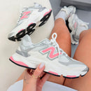 Tênis New Balance 9060 Rosa e Cinza