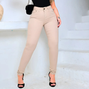 Calça Feminina Sarja Com Elastano Power Lycra