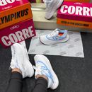 Tênis Feminino Olympikus Corre 2 Branco e Azul Bebê