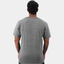 Camisa Masculina Cinza Lisa Casual