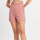 Short Feminino em Linho Select Rosê