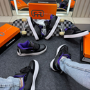 Tênis Masculino Hocks Skateboarding Preto e Branco